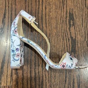 Floral Nine West Block Heels